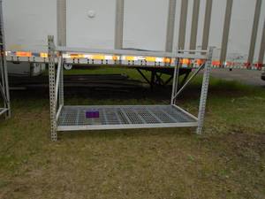 Pallet racking. 5 x 8 x 4 with wire shelves. As shown.