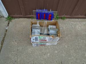 Qty of 2 boxes of Mitek lumber brackets. As shown.