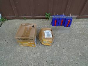 Qty of 2 Mitek joint angles & brackets. As shown.