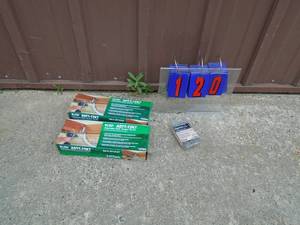 Adjustable deck tensioning kit & nails. As shown.