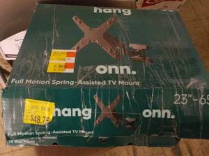 lot 7 image: ONN Full Motion Spring Assisted TV ...