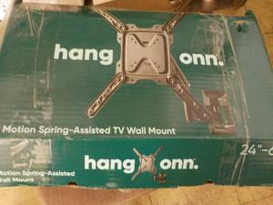 lot 8 image: ONN Full Motion Spring Assisted TV ...