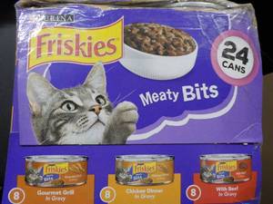 lot 37 image: Case of 24 Cans Friskies Cat Food...