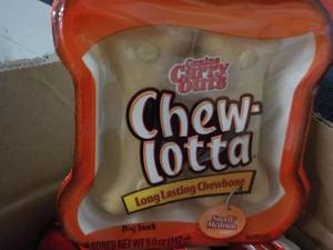 lot 65 image: Case of 5 - 5 oz Tubs Chew-Lotta Tr...