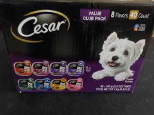 lot 79 image: Case of 40 Trays Cesar Dog food...