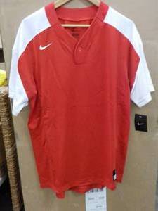 lot 134 image: 6 NIKE Red with White Sleeves Dri F...