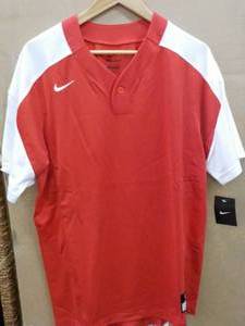 lot 136 image: 6 NIKE Red with White Sleeves Dri F...