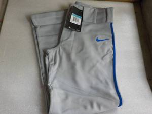 lot 147 image: 7 NIKE Grey with Royal Blue Stripes...