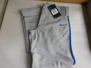lot 149 image: 7 NIKE Grey with Royal Blue Stripes...