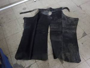 lot 159 image: Leather chaps...