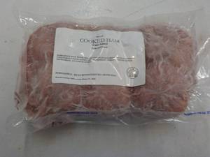 lot 196 image: 5 lb. Bag Frozen Sliced Cooked Ham...