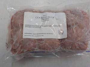 lot 198 image: 5 lb. Bag Frozen Sliced Cooked Ham...
