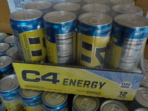 lot 209 image: Case of 12 - 12 oz Cans C4 EnergyZe...