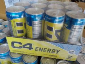 lot 210 image: Case of 12 - 12 oz Cans C4 EnergyZe...