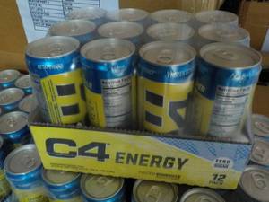 lot 211 image: Case of 12 - 12 oz Cans C4 EnergyZe...