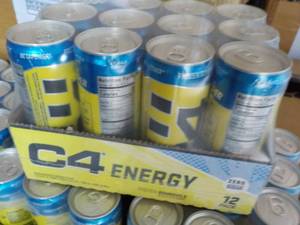 lot 212 image: Case of 12 - 12 oz Cans C4 EnergyZe...