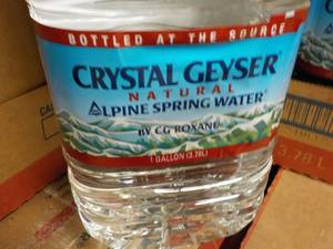 lot 214 image: 2 Cases 6 Gallon Jugs Crystal Geyse...