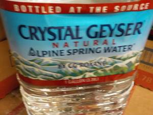 lot 215 image: 2 Cases 6 Gallon Jugs Crystal Geyse...