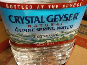 lot 216 image: 2 Cases 6 Gallon Jugs Crystal Geyse...