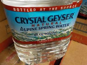 lot 218 image: 2 Cases 6 Gallon Jugs Crystal Geyse...