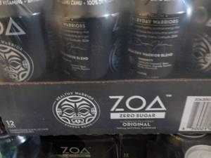 lot 227 image: 2 - 12 Packs ZOA Zero Sugar...