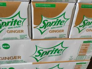 lot 244 image: 4 - 12 packs Sprite Ginger Zero Sug...