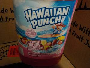 lot 254 image: Case of 4 Gallon Jugs Hawaiian Punc...