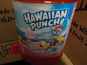 lot 256 image: Case of 4 Gallon Jugs Hawaiian Punc...
