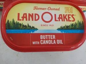 lot 273 image: 3 - 24 oz Tubs Land O Lakes Butter ...