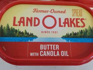 lot 274 image: 3 - 24 oz Tubs Land O Lakes Butter ...