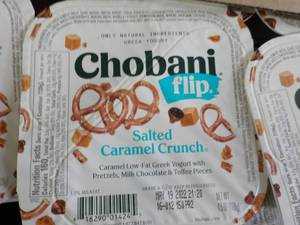 lot 291 image: Case of 12 Chobani Flip Greek Yogur...
