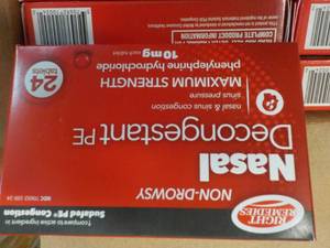 lot 295 image: Case of 12 Boxes Right Remedies Nas...