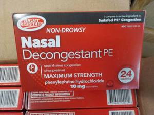 lot 298 image: Case of 12 Boxes Right Remedies Nas...