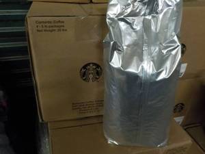 lot 322 image: 5 lb. Bag Starbucks Verona Whole Be...
