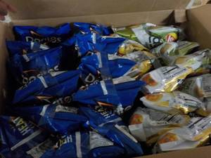 lot 327 image: Case of 3 Varieties of Chips...