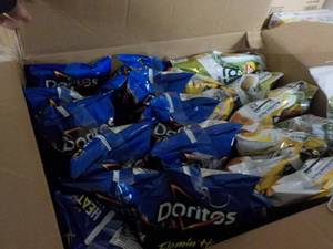 lot 329 image: Case of 3 Varieties of Chips...