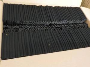 lot 346 image: Box of 100 Black Collapsible Koozie...