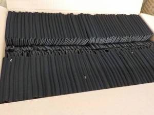 lot 348 image: Box of 100 Black Collapsible Koozie...