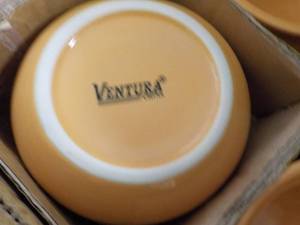 lot 352 image: Case of 24 Ventura Peach Ceramic So...