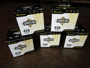 410 Cartridges, 125 Rounds