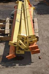 Qty (13) 8 x 4  YellowOrange Pallet Racking drop in Beams