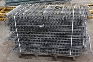Pallet of wire decking as shown