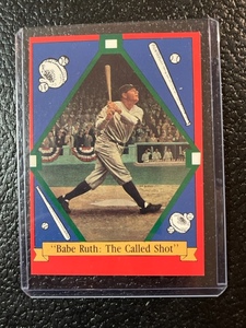 lot 13 image: 1992 Delphi Babe Ruth The Called Shot Card