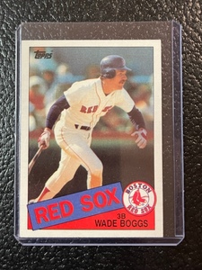 lot 7 image: 1985 Topps Wade Boggs Card #350