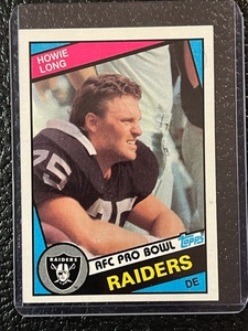 lot 8 image: 1984 Topps Howie Long Rookie Card #111