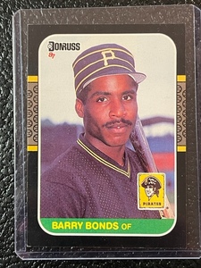 lot 25 image: 1987 Donruss Barry Bonds Rookie Card #361