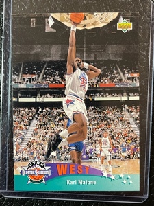 lot 40 image: 1993 Upper Deck Karl Malone All Star Card #434