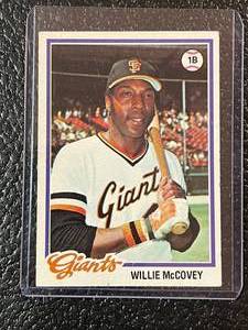 lot 69 image: 1978 Topps Willie McCovey Card #34