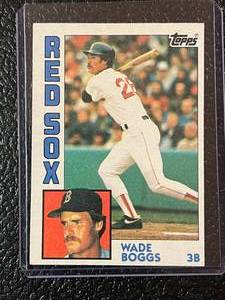 lot 70 image: 1984 Topps Wade Boggs Card # 30