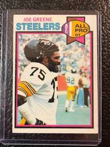 lot 75 image: 1979 Topps Mean Joe Greene 2nd Year Card #65